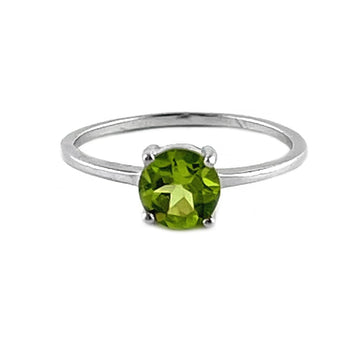 Shop Laterra Gems Peridot Sterling Silver Ring